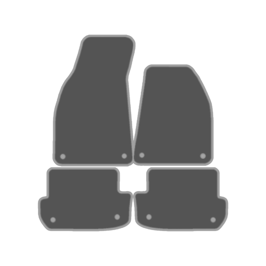 A4 Cabriolet (2005-2008) Car Mats [8 Clips]