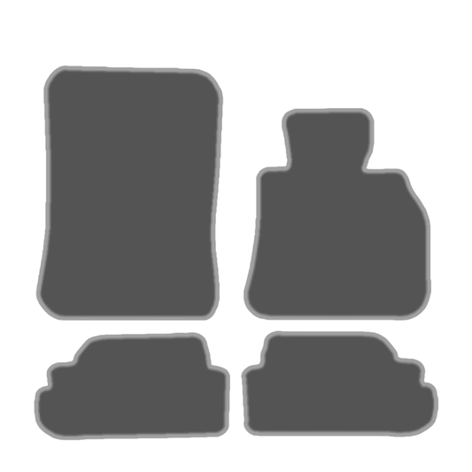 1 Series E88 Convertible (2007-2014) Car Mats [4 Velcros]