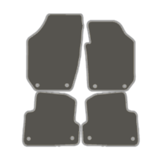 Skoda Fabia (2007–2014) Car Mats [8 Clips]