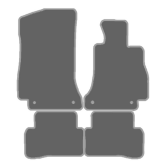 Mercedes C-Class W205/S205 (2014-2021) Car Mats [4 Clips]